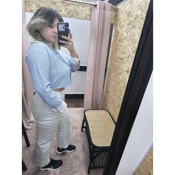 Calça Wide Leg Branca - Image 2