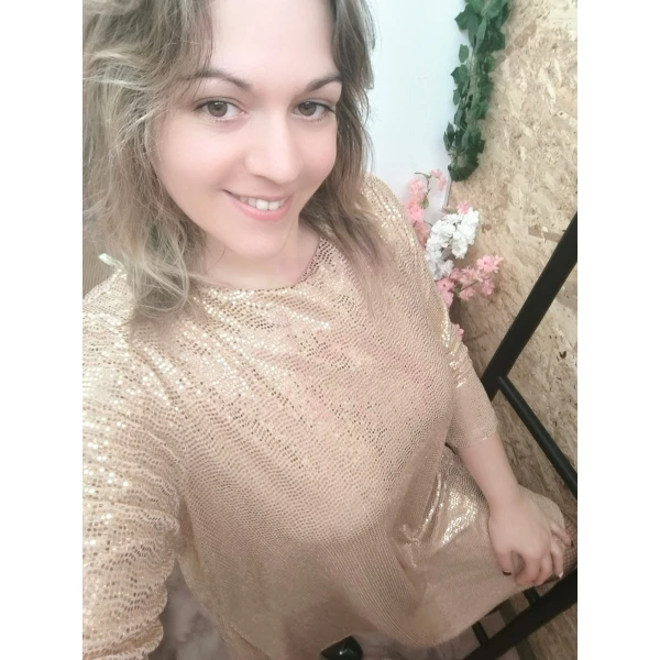 Vestido Shine Luxe ( Dourado ) - Image 6