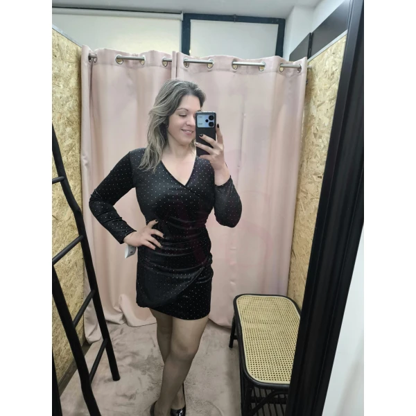 Vestido Glow Elegance (Preto) - Image 5