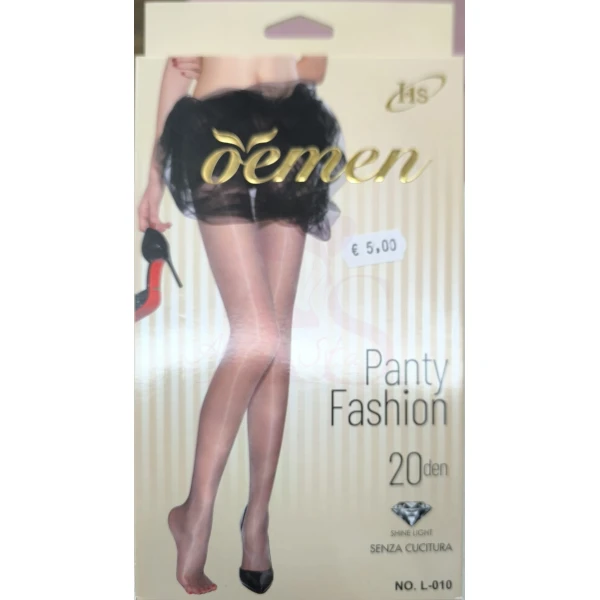 Meia-calça fashion acetinada com brilho discreto e ajuste confortável.
