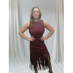 Vestido Com Franjas - Image 6