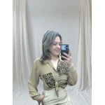 Blusa Bege Animal Print ( Até XL) - Image 10
