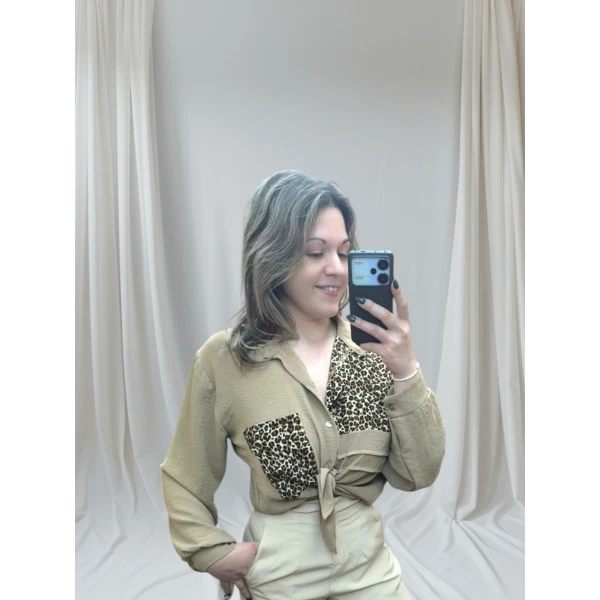 Blusa Bege Animal Print ( Até XL) - Image 10