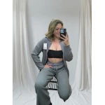 Conjunto De Malha Elegante ( Cinzento ) - Image 4