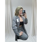 Conjunto De Malha Elegante ( Cinzento ) - Image 2