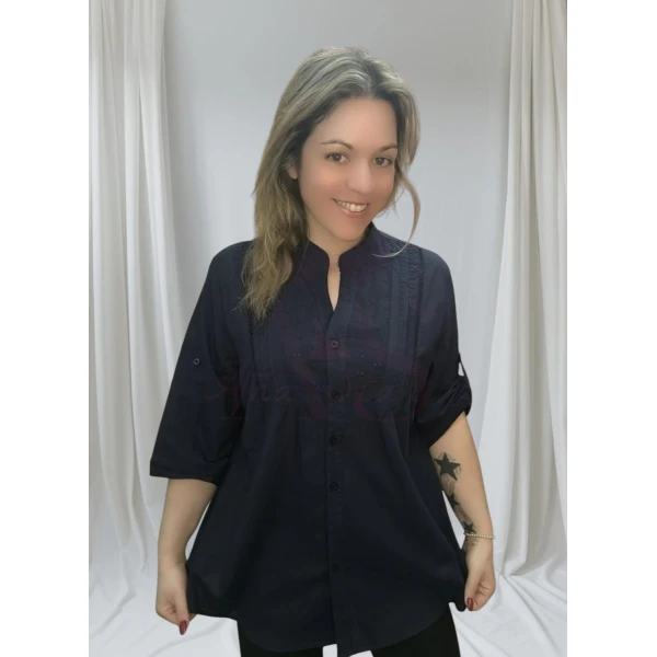 Camisa Com Detalhes Elegantes - Image 7