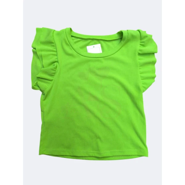 Camisola Lovely Fit em várias cores, com mangas de folhos.