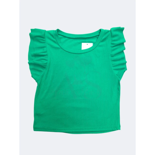 Camisola Lovely Fit em várias cores, com mangas de folhos.