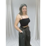Pantalonas Aura Sofisticada disponíveis em preto, cinzento escuro e bege claro