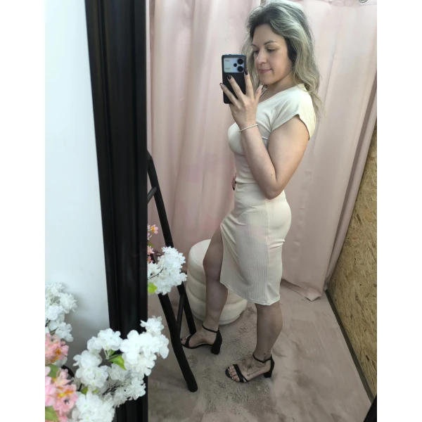 Robe Côtelée Esprit Femme - Image 13