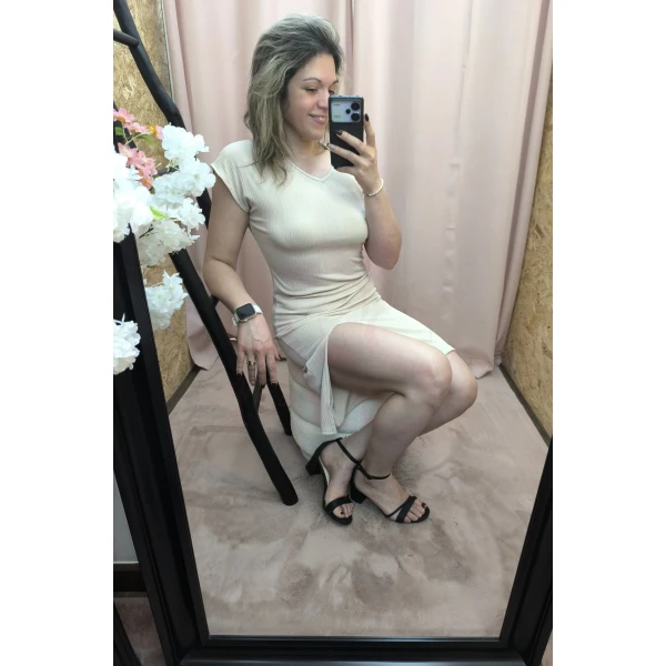 Robe Côtelée Esprit Femme - Image 14