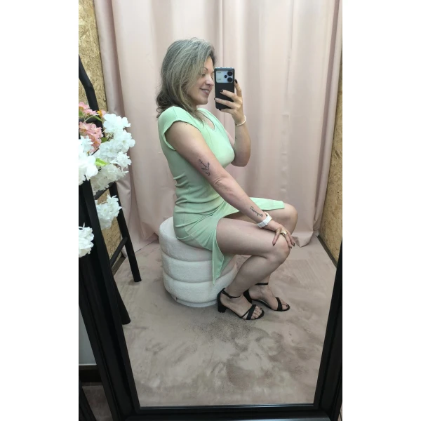Robe Côtelée Esprit Femme - Image 4