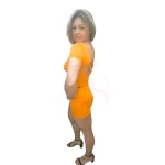Vestido justo com costas cruzadas Dress Dare to Shape