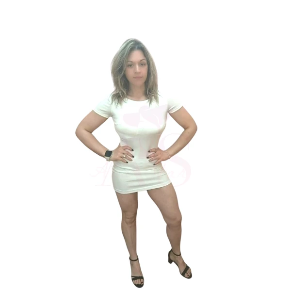 Vestido justo com costas cruzadas Dress Dare to Shape