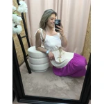 Vestido Bicolor Suave Elegância - Image 8