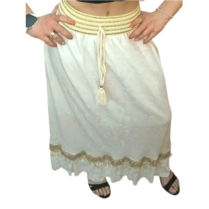 Saia Boho Golden Touch com detalhes dourados