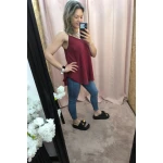 Top Alça Essencial em tecido fluido e cores vibrantes