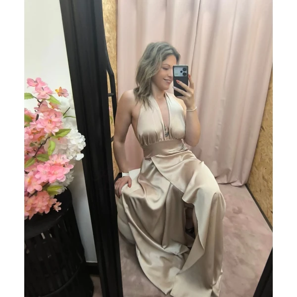 Robe Satiné Divine Évasion - Image 8