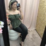 Top Romântico Com Folhos - Image 7