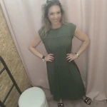 Vestido Plissado Elegância Solta - Image 2
