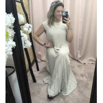Vestido Plissado Elegância Solta - Image 10
