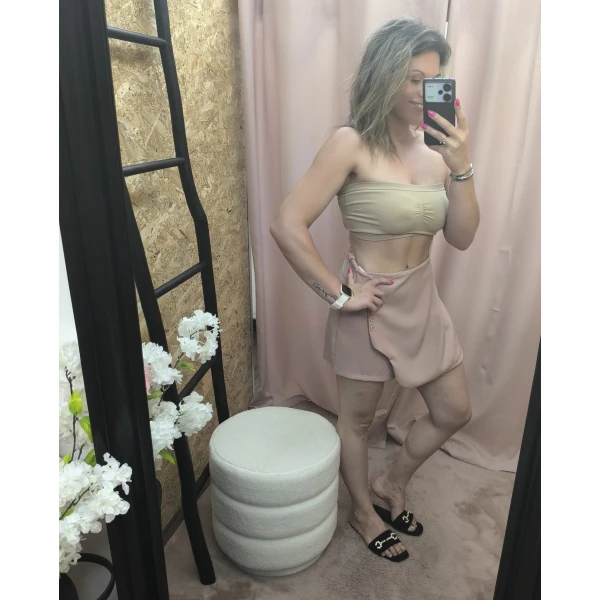 Saia-Calção Elegância Solta em várias cores