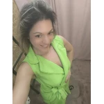 Vestido Colete Verde Lima com corte de alfaiataria e cinto