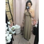 Conjunto Elegante de Verão disponível em verde e bege