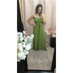 Conjunto Elegante de Verão disponível em verde e bege