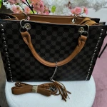 Bolsa Feminina Estilo Elegante com alça de tiracolo castanha
